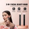 Red Light Therapy Wand for Face and Neck, 3-in-1 LED Facial Wand Red Light Therapy Device with Heating Therapy| Vibrating Facial Massage