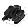 Under Desk Elliptical Foot Pedal Exerciser with Adjustable Speed Remote LCD
