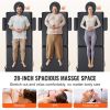 Portable Massage Table 28" W, 2 Folding Lightweight Massage Table, 8-Level Height Adjustable Salon Tattoo Bed, Spa Table with Headrest, Armrests