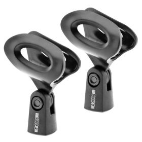 5 Core Microphone Clip Holder 2 Pieces With Screw Adapters 5/8 To 3/8 Inch (Option: MC032PCS)