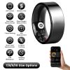 Smart Ring Health Tracker Fitness/Sleep/Stress/HRV Tracker with Charging Case Magnetic Charging Cable for Women & Men Compatible with iOS & Android 7-